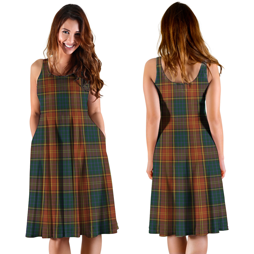 roscommon-county-ireland-tartan-sleeveless-midi-womens-dress