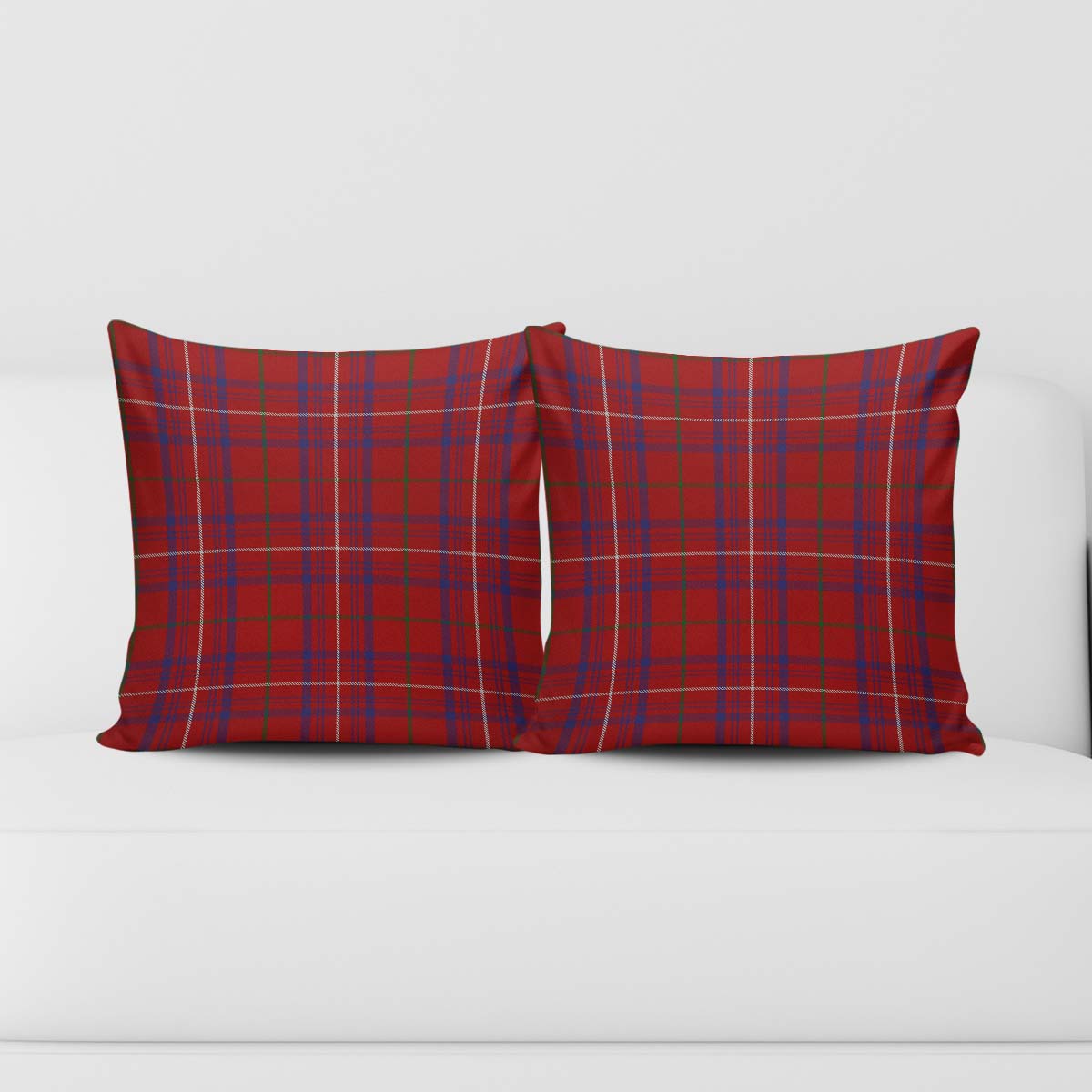 Rose Tartan Pillow Cover Square Pillow Cover - Tartanvibesclothing