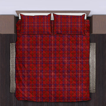 Rose Tartan Quilt Bed Set