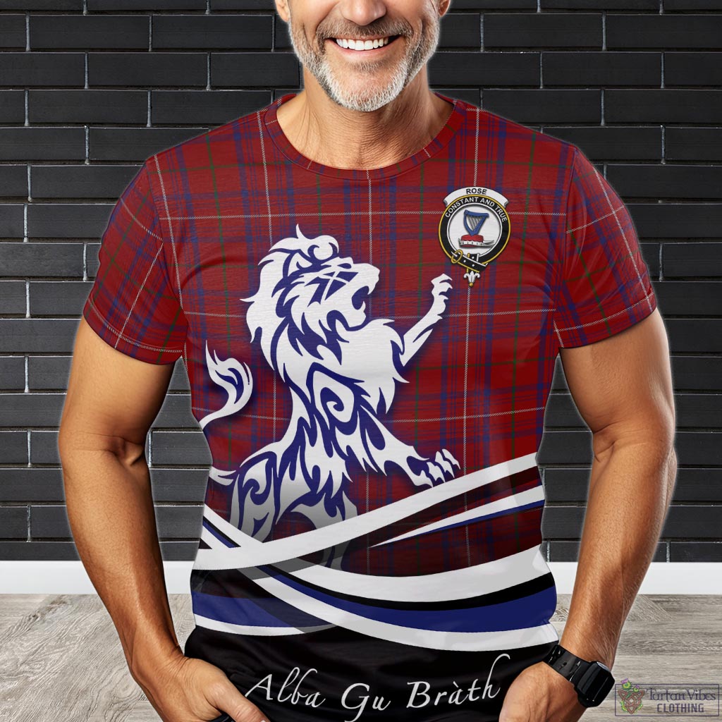 rose-tartan-t-shirt-with-alba-gu-brath-regal-lion-emblem