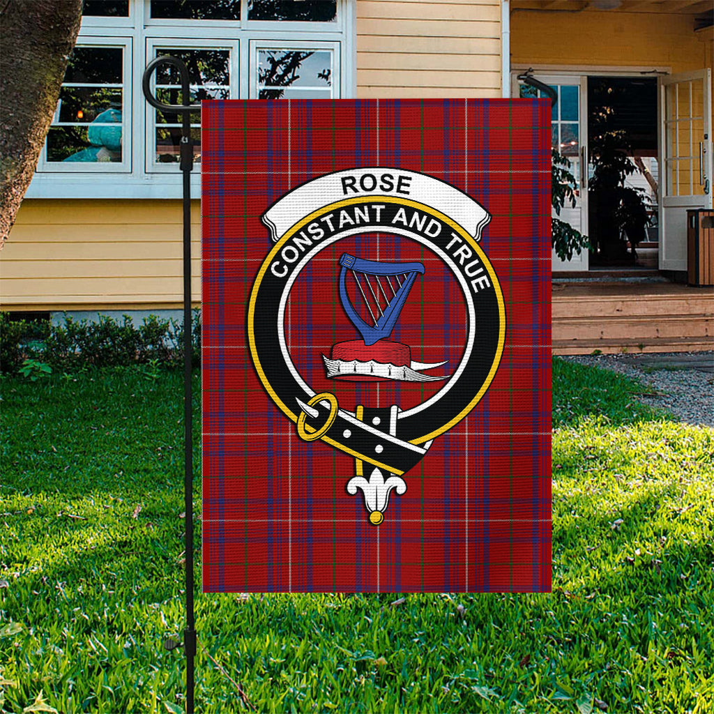 Rose Tartan Flag with Family Crest - Tartan Vibes Clothing