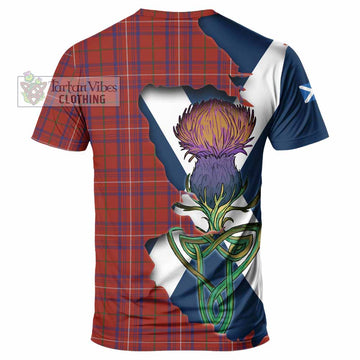 Rose Tartan Family Crest T-Shirt Scottish Thistle Celtic Inspired