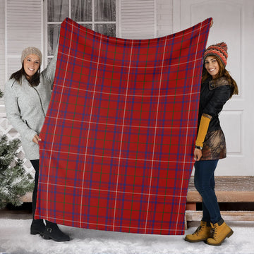 Rose Tartan Blanket