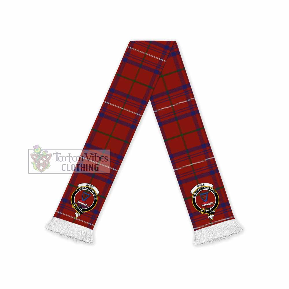 Rose Tartan Ruffneck Scarf with Family Crest - Tartan Vibes Clothing