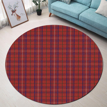 Rose Tartan Round Rug