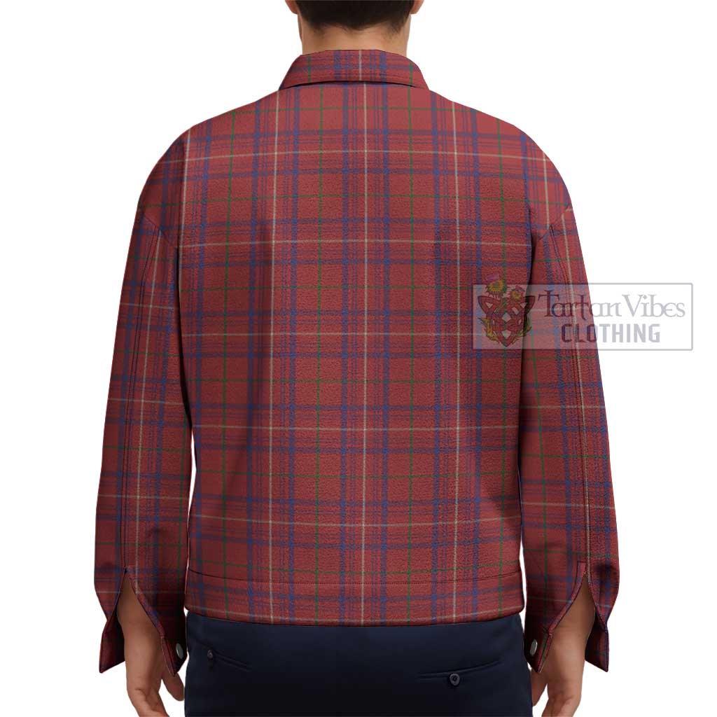 Tartan Vibes Clothing Rose Tartan Unisex Lapel Cotton Jacket