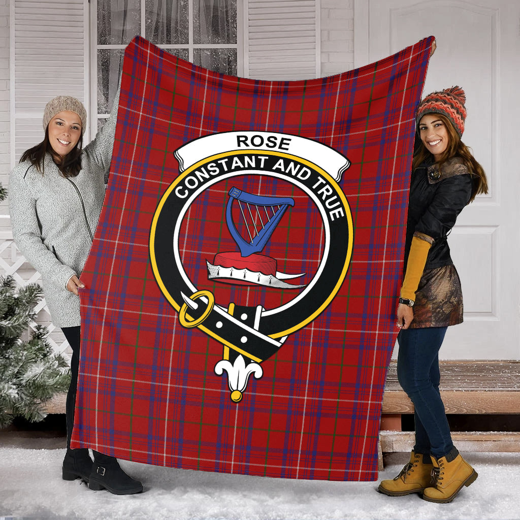 rose-tartab-blanket-with-family-crest