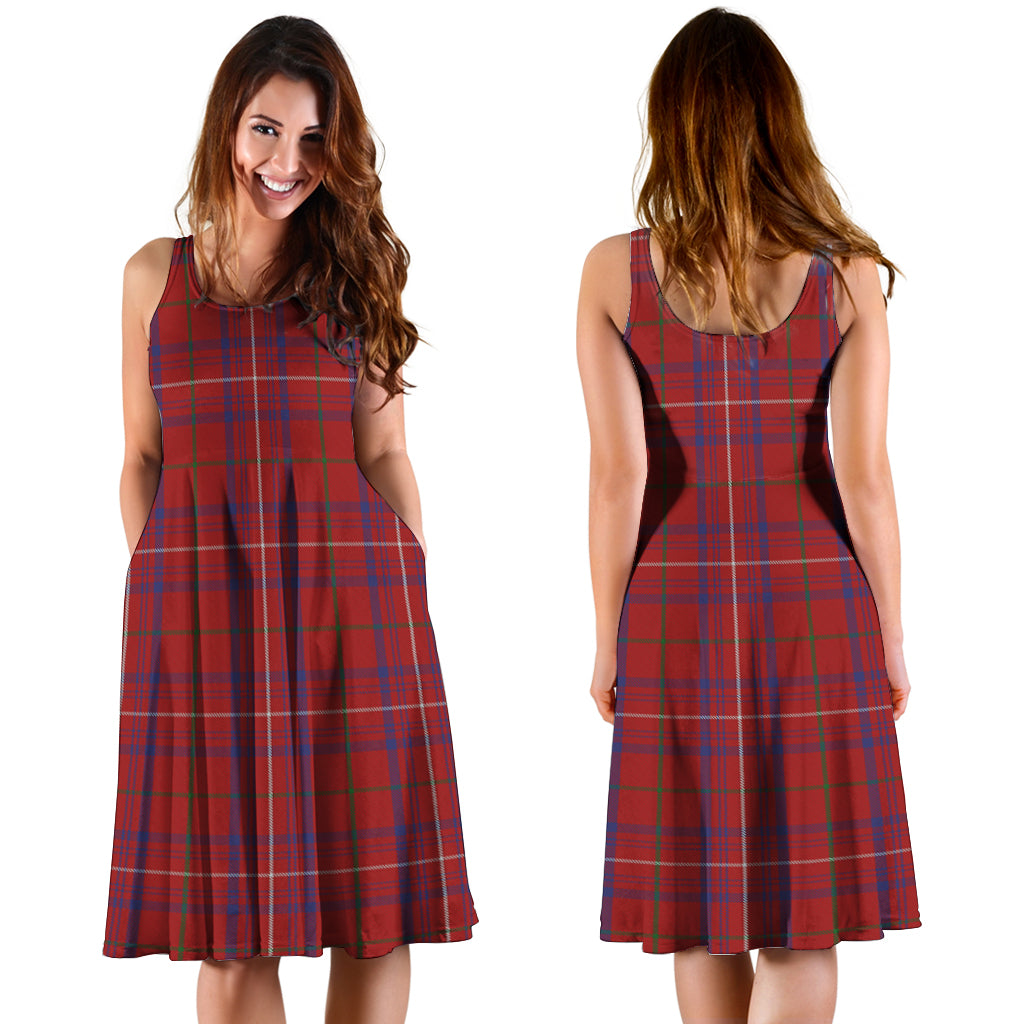 rose-tartan-sleeveless-midi-womens-dress