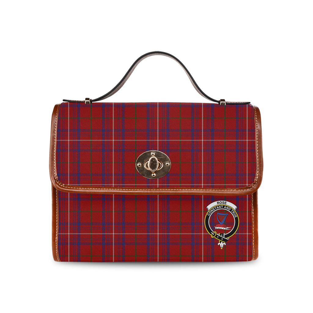 rose-tartan-leather-strap-waterproof-canvas-bag-with-family-crest