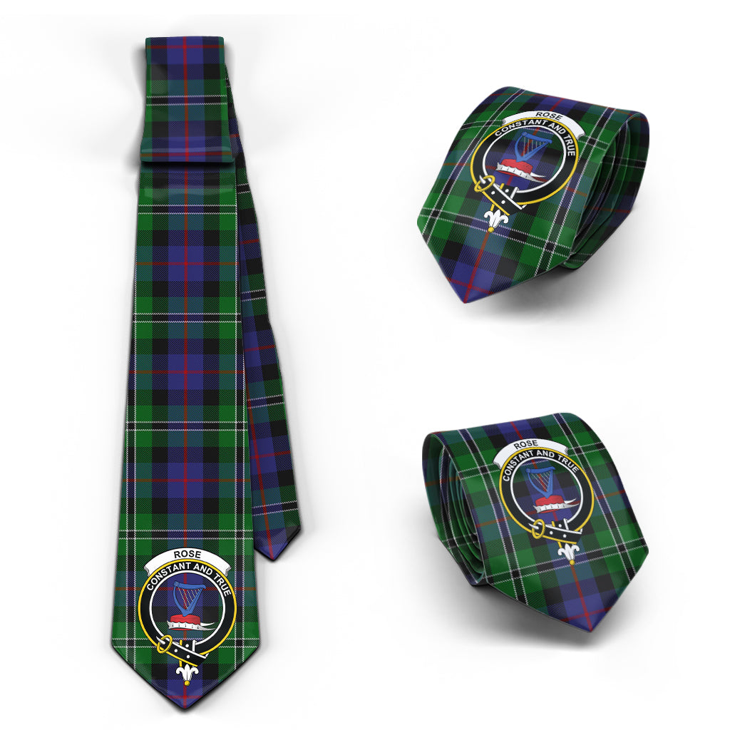 rose-hunting-tartan-classic-necktie-with-family-crest