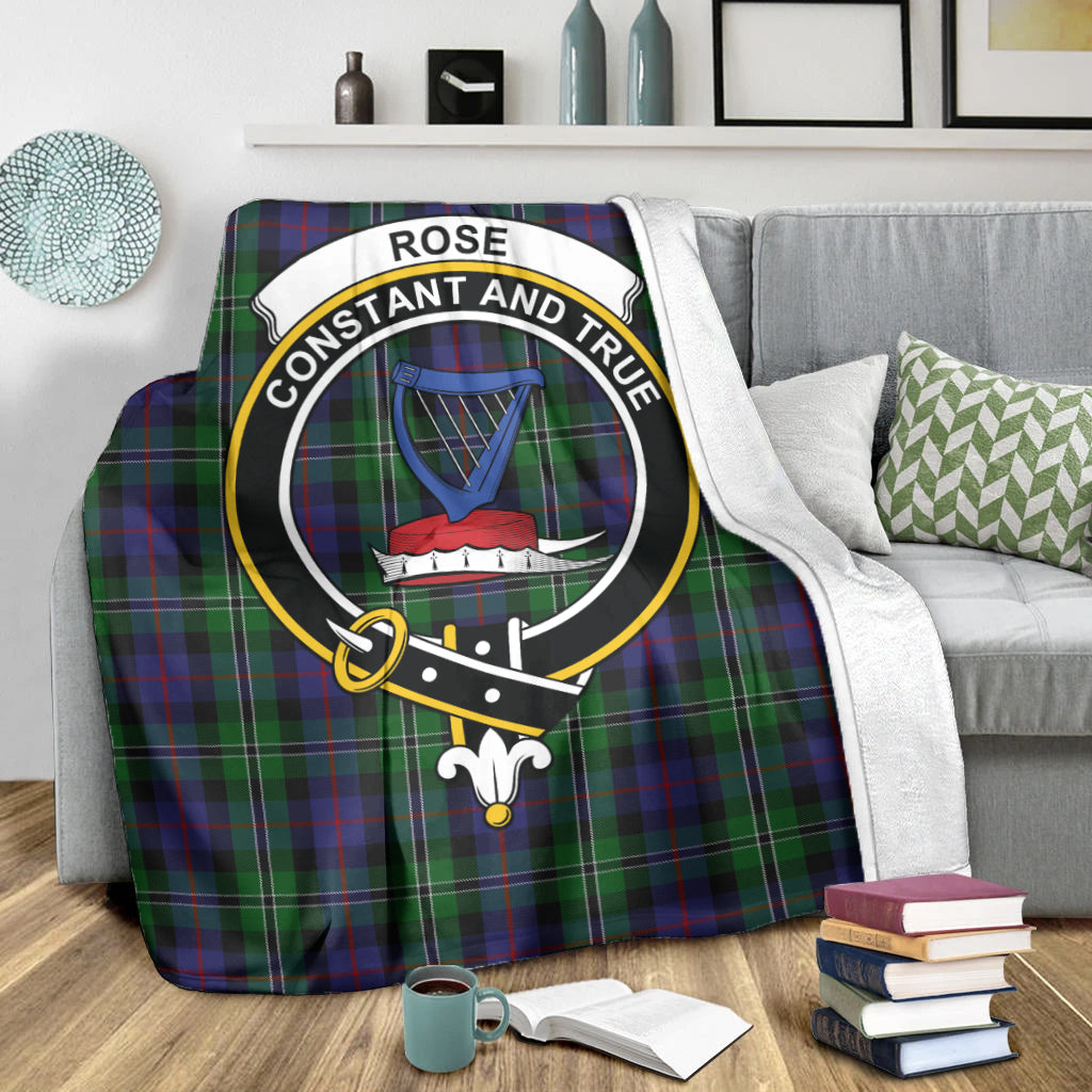 rose-hunting-tartab-blanket-with-family-crest