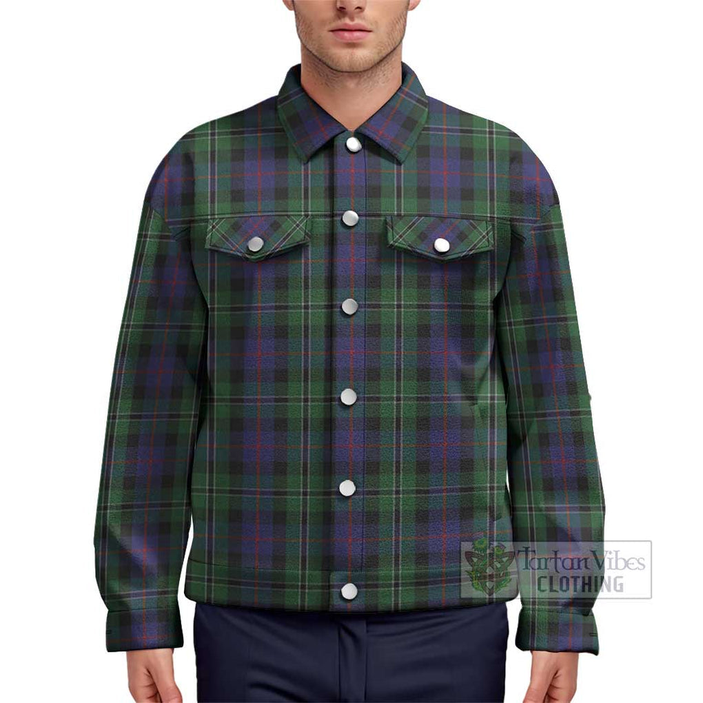 Rose Hunting Tartan Unisex Lapel Cotton Jacket Unisex - Tartan Vibes Clothing