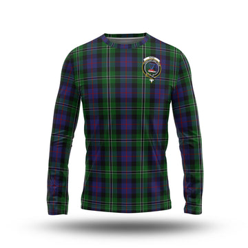 Rose Hunting Tartan Long Sleeve T-Shirt with Family Crest