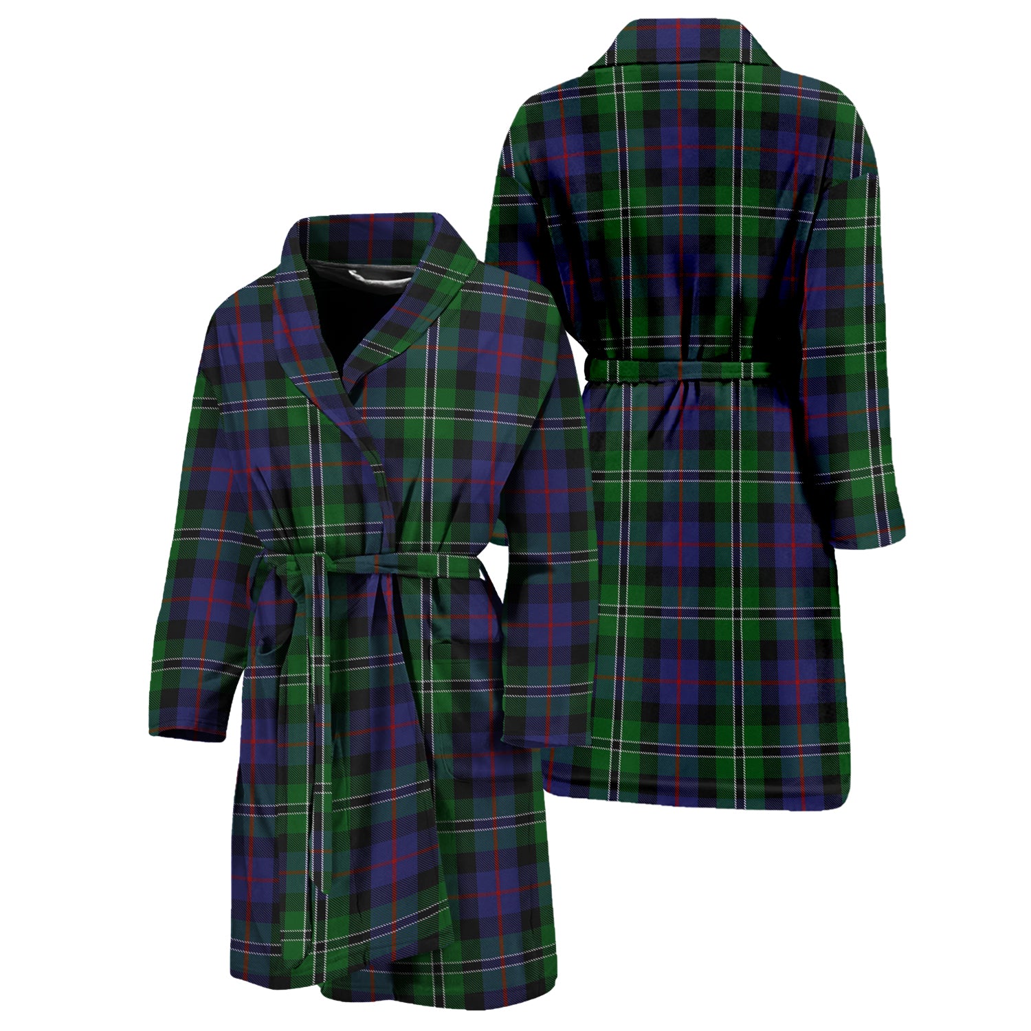 Rose Hunting Tartan Bathrobe Unisex M - Tartan Vibes Clothing