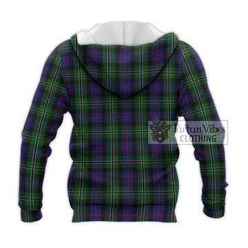 Rose Hunting Tartan Knitted Hoodie with Family Crest DNA In Me Style