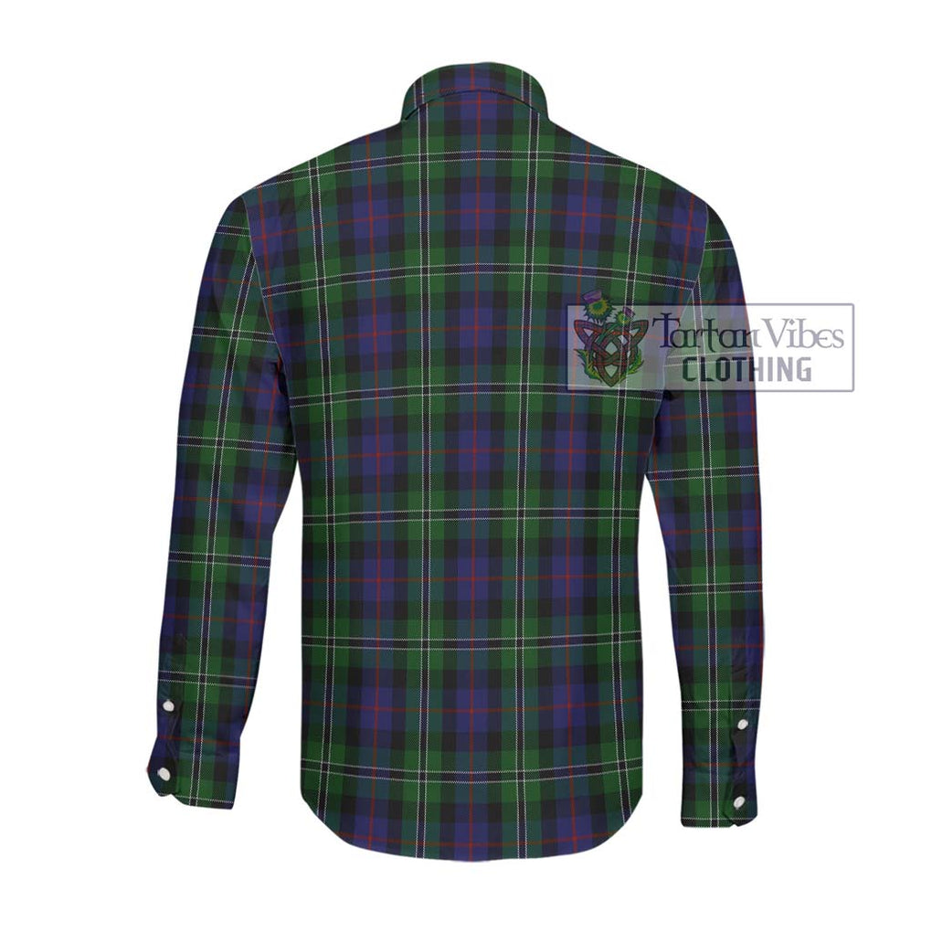 Rose Hunting Tartan Long Sleeve Button Shirt with Family Crest DNA In Me Style - Tartanvibesclothing Shop