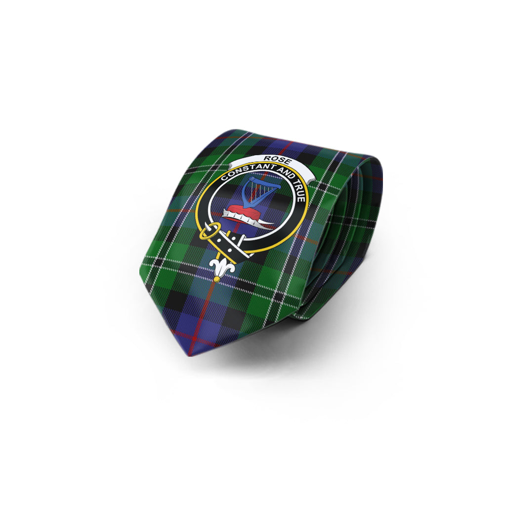 rose-hunting-tartan-classic-necktie-with-family-crest