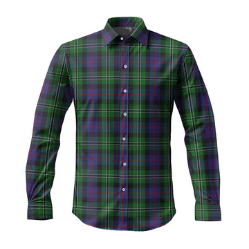 Rose Hunting Tartan Long Sleeve Button Up Shirt