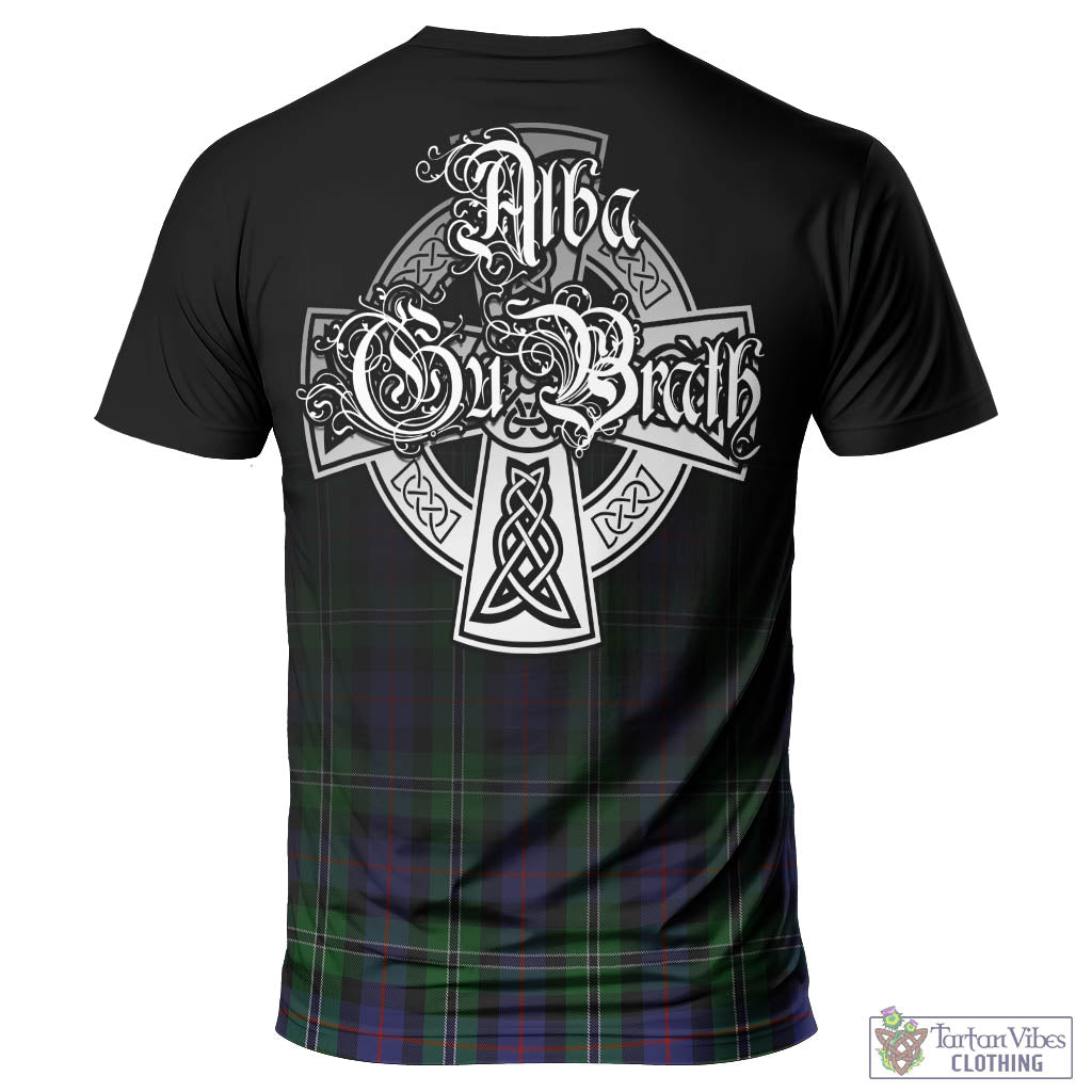 Tartan Vibes Clothing Rose Hunting Tartan T-Shirt Featuring Alba Gu Brath Family Crest Celtic Inspired