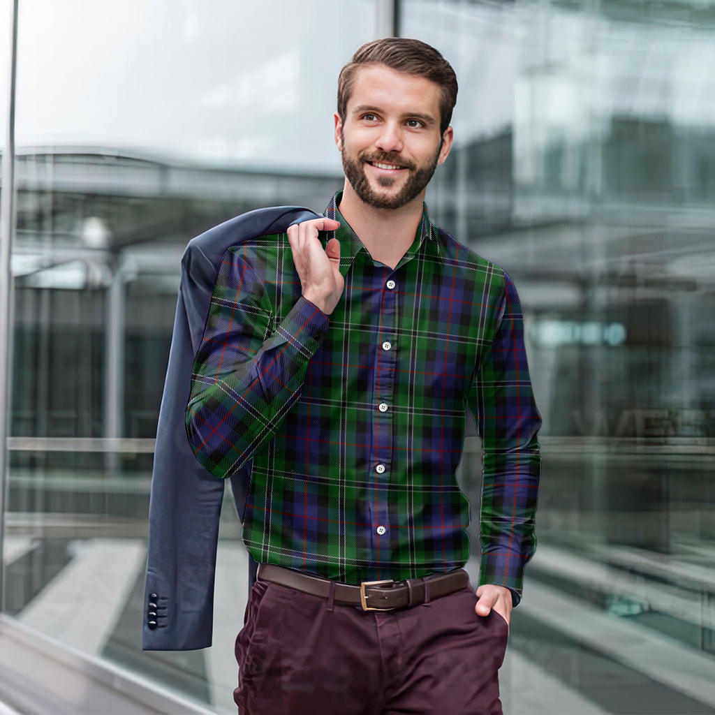 rose-hunting-tartan-long-sleeve-button-up-shirt