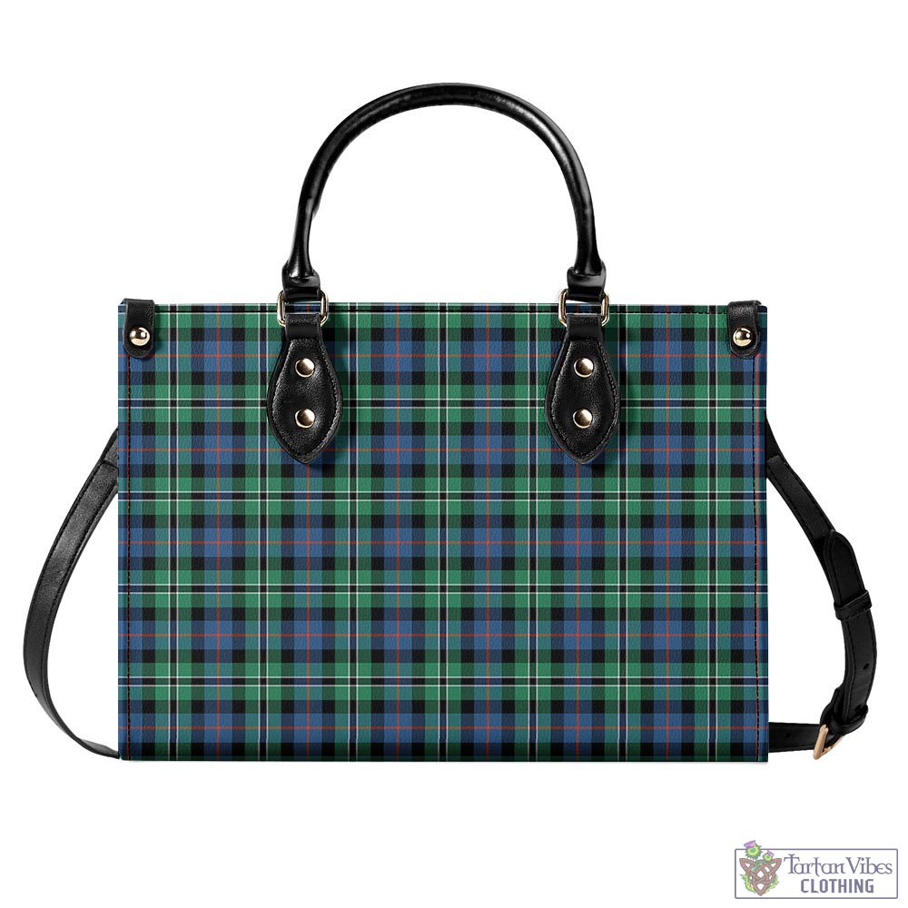 Tartan Vibes Clothing Rose Hunting Ancient Tartan Luxury Leather Handbags