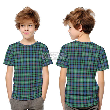 Rose Hunting Ancient Tartan Kid T-Shirt