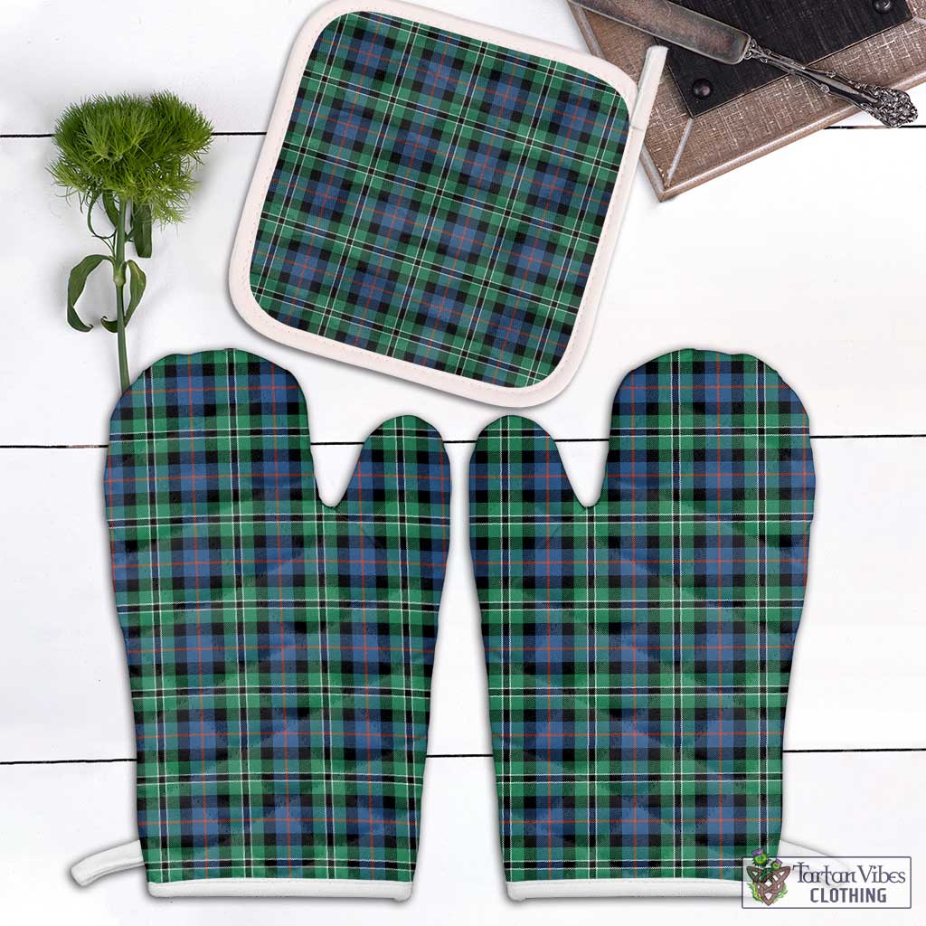 Tartan Vibes Clothing Rose Hunting Ancient Tartan Combo Oven Mitt & Pot-Holder