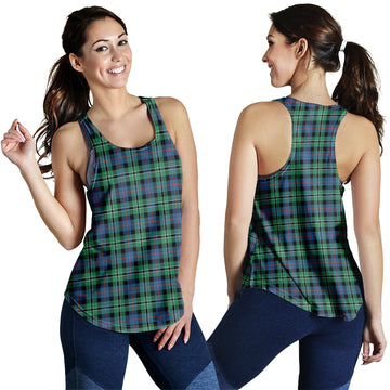 Rose Hunting Ancient Tartan Women Racerback Tanks