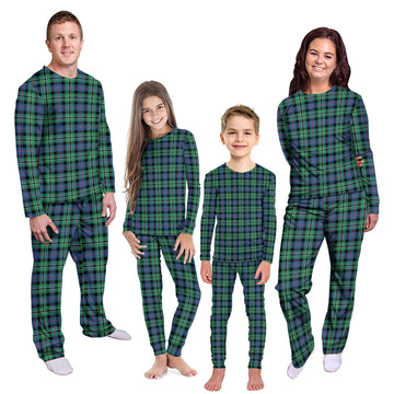 Rose Hunting Ancient Tartan Pajamas Family Set