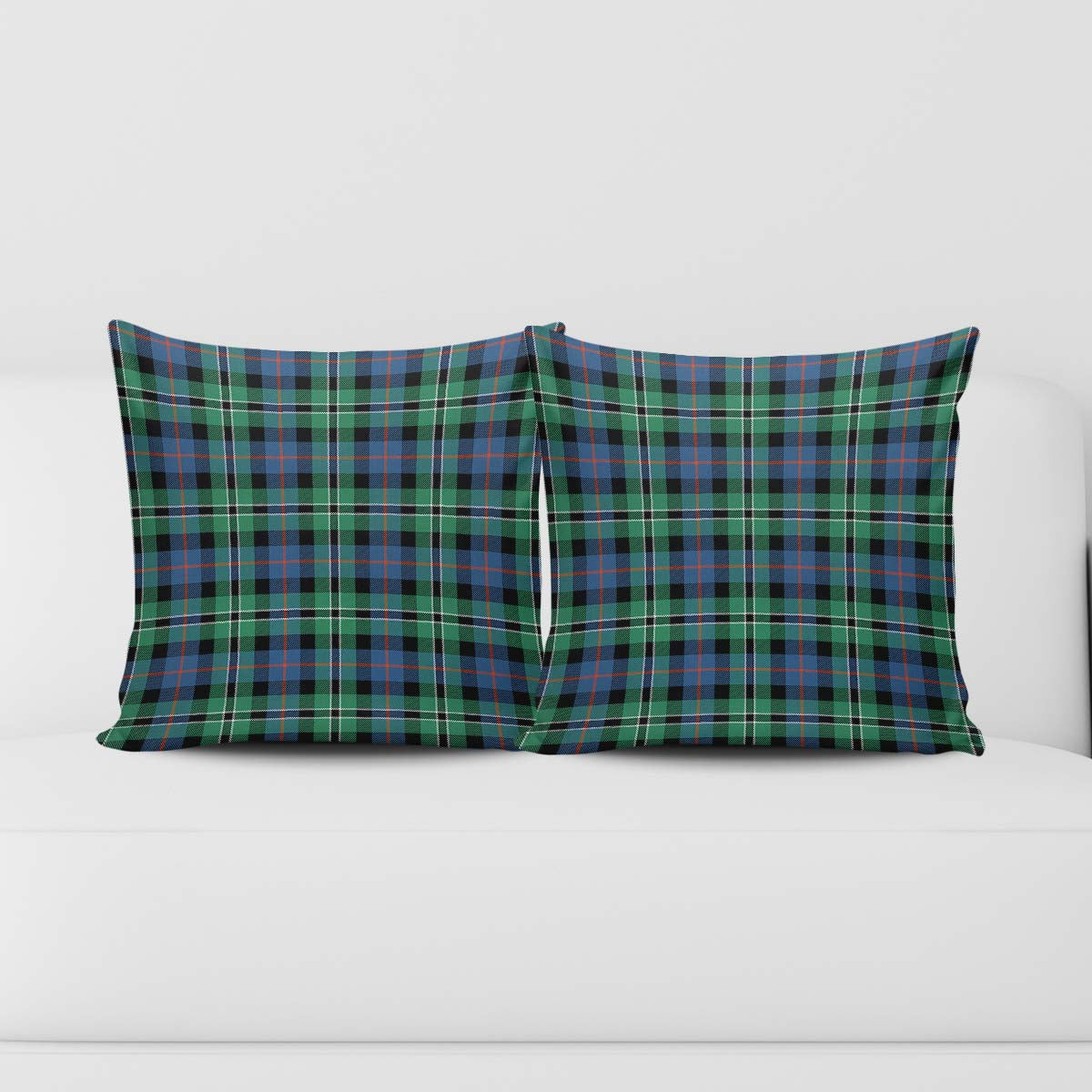 Rose Hunting Ancient Tartan Pillow Cover Square Pillow Cover - Tartanvibesclothing