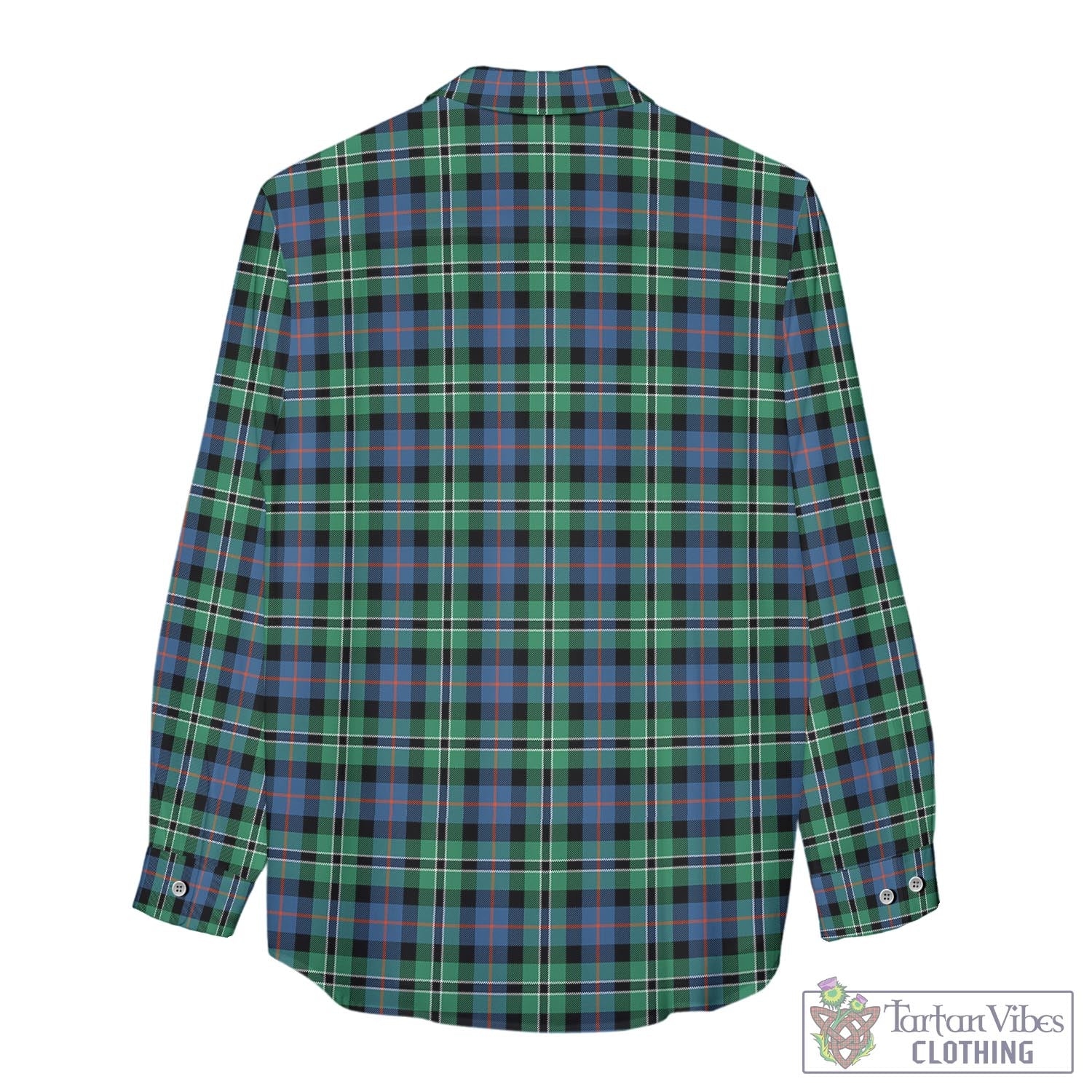 Tartan Vibes Clothing Rose Hunting Ancient Tartan Womens Casual Shirt with Family Crest