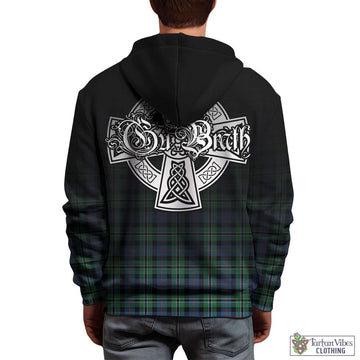 Rose Hunting Ancient Tartan Hoodie Featuring Alba Gu Brath Family Crest Celtic Inspired