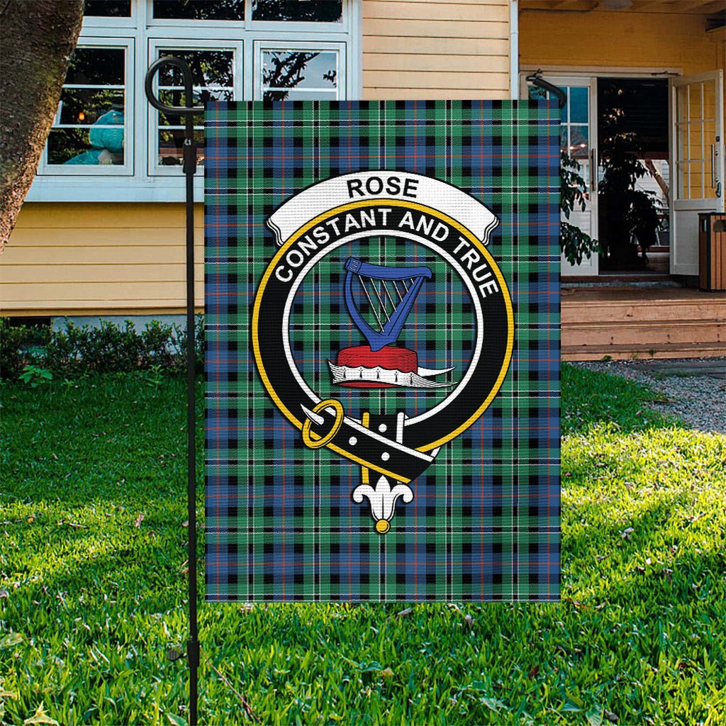 Rose Hunting Ancient Tartan Flag with Family Crest - Tartan Vibes Clothing