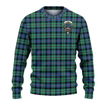 Rose Hunting Ancient Tartan Ugly Sweater with Family Crest