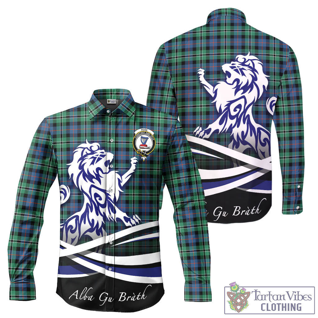 rose-hunting-ancient-tartan-long-sleeve-button-up-shirt-with-alba-gu-brath-regal-lion-emblem