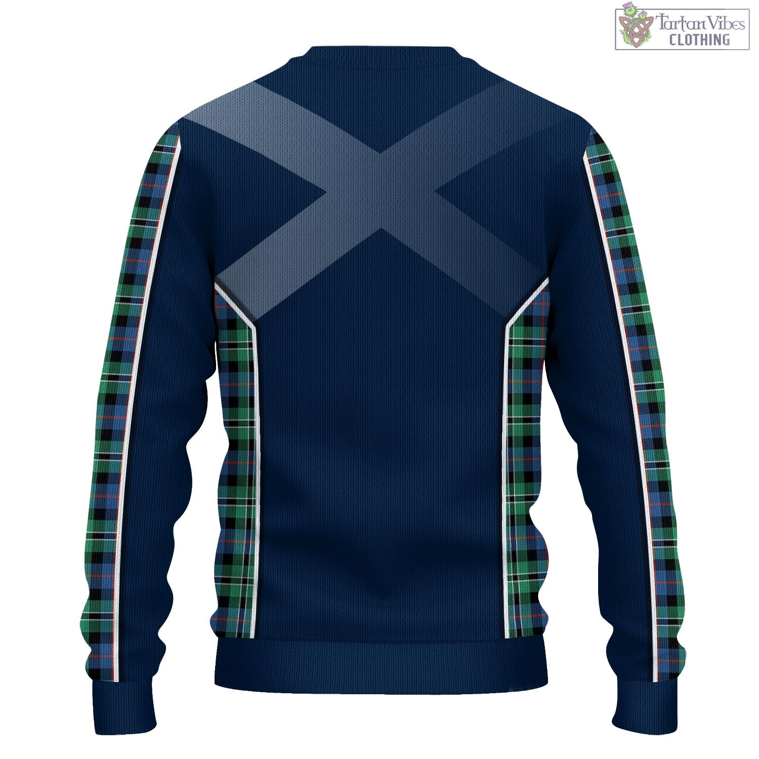 Tartan Vibes Clothing Rose Hunting Ancient Tartan Knitted Sweatshirt with Family Crest and Scottish Thistle Vibes Sport Style