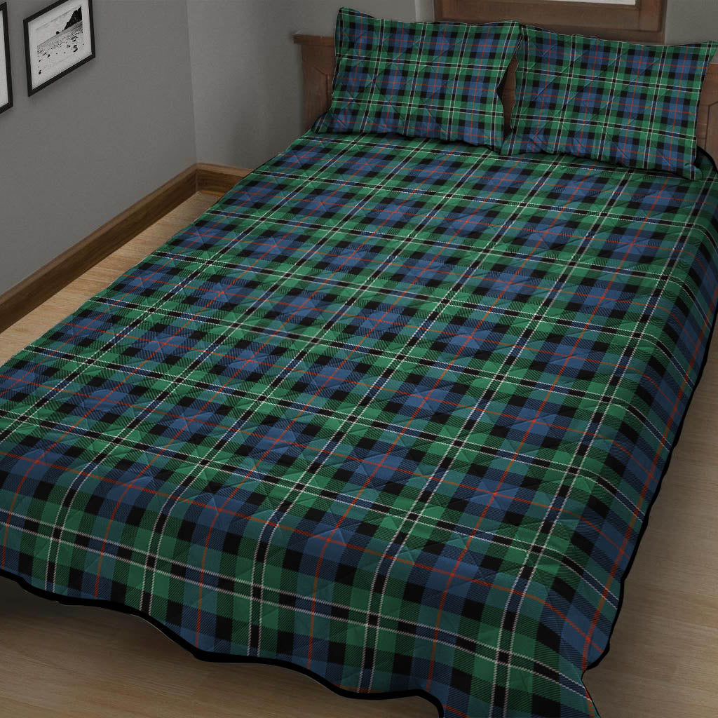 Rose Hunting Ancient Tartan Quilt Bed Set - Tartan Vibes Clothing