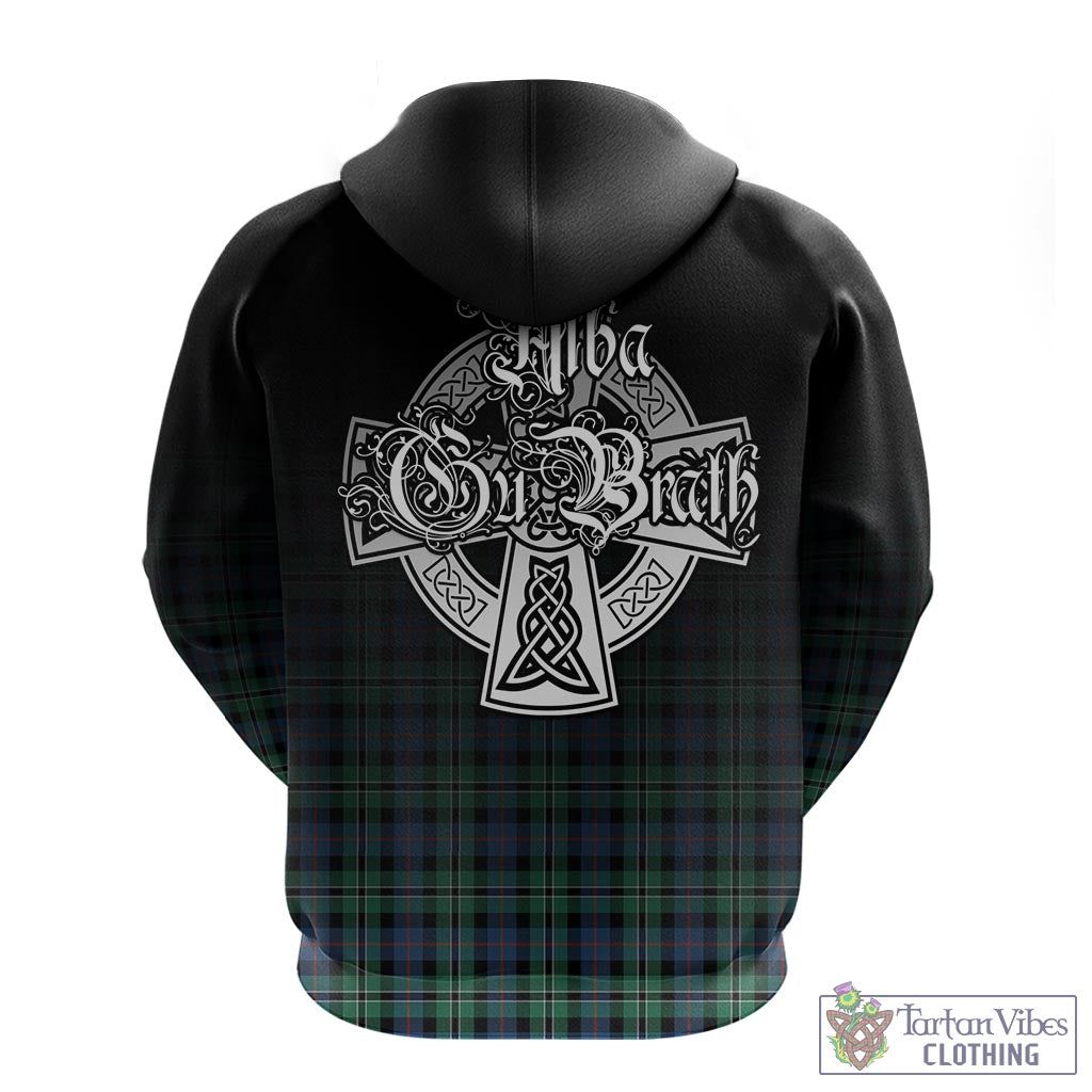 Tartan Vibes Clothing Rose Hunting Ancient Tartan Hoodie Featuring Alba Gu Brath Family Crest Celtic Inspired