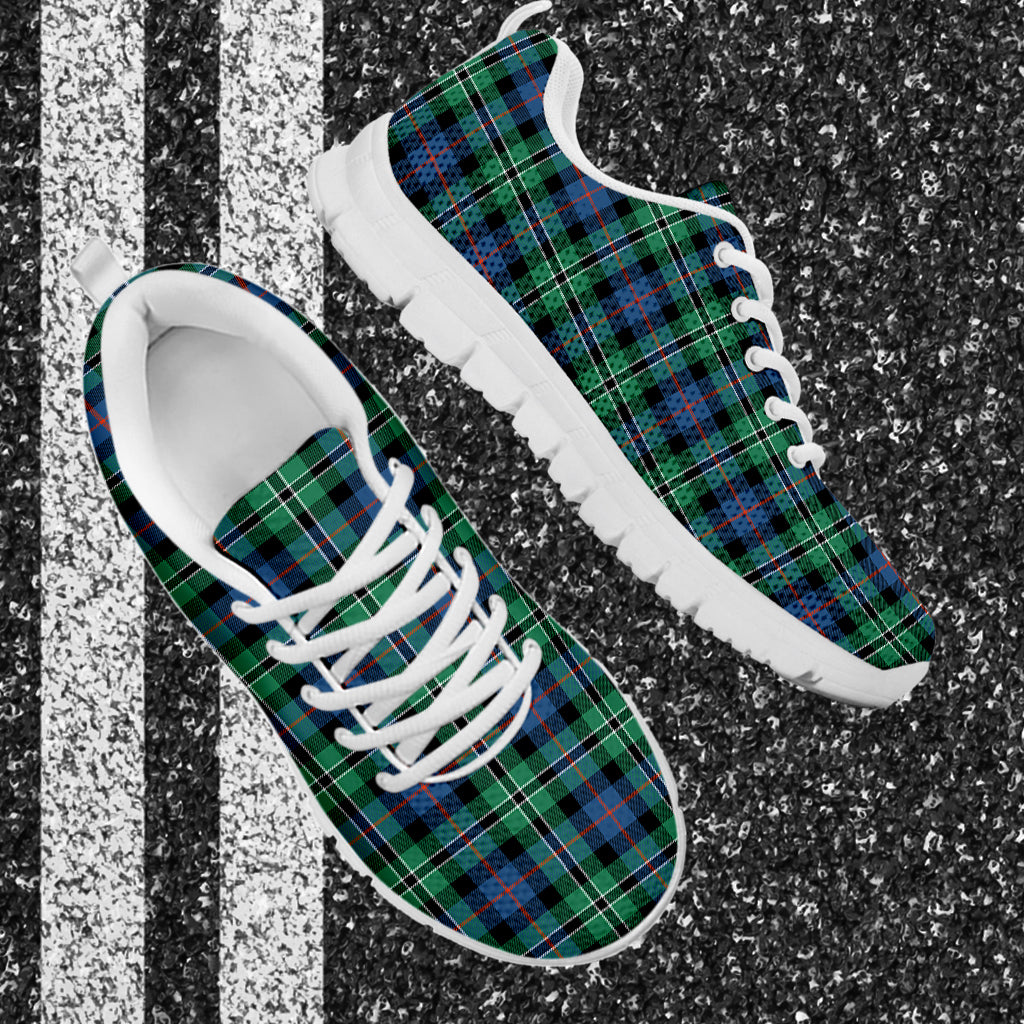 Rose Hunting Ancient Tartan Sneakers - Tartan Vibes Clothing