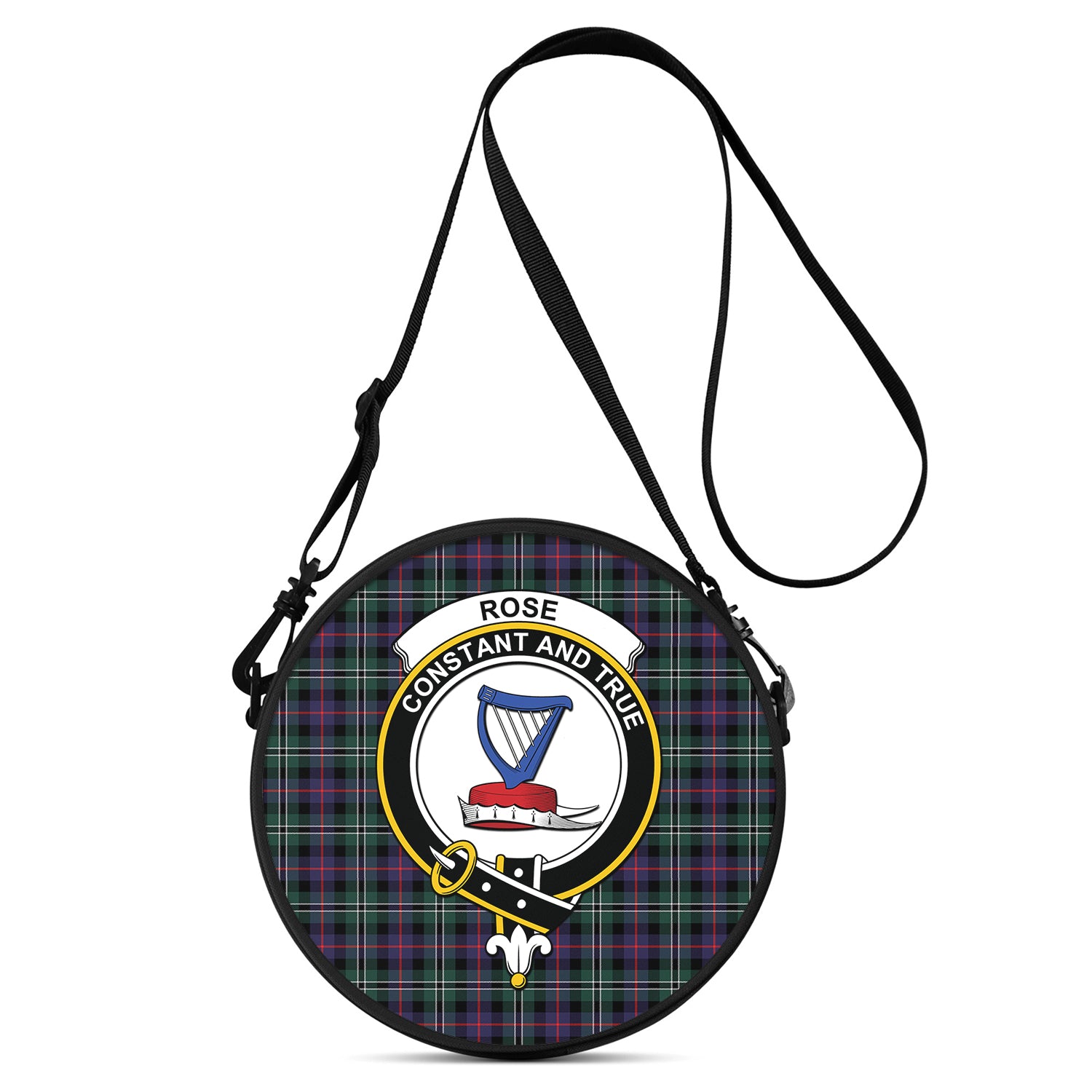 rose-hunting-modern-tartan-round-satchel-bags-with-family-crest