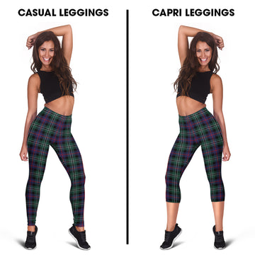 Rose Hunting Modern Tartan Womens Leggings