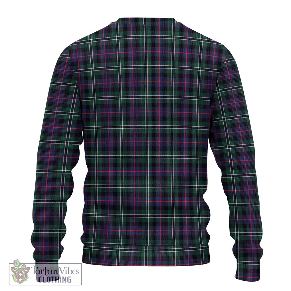 Rose Hunting Modern Tartan Knitted Sweater with Family Crest DNA In Me Style - Tartanvibesclothing Shop