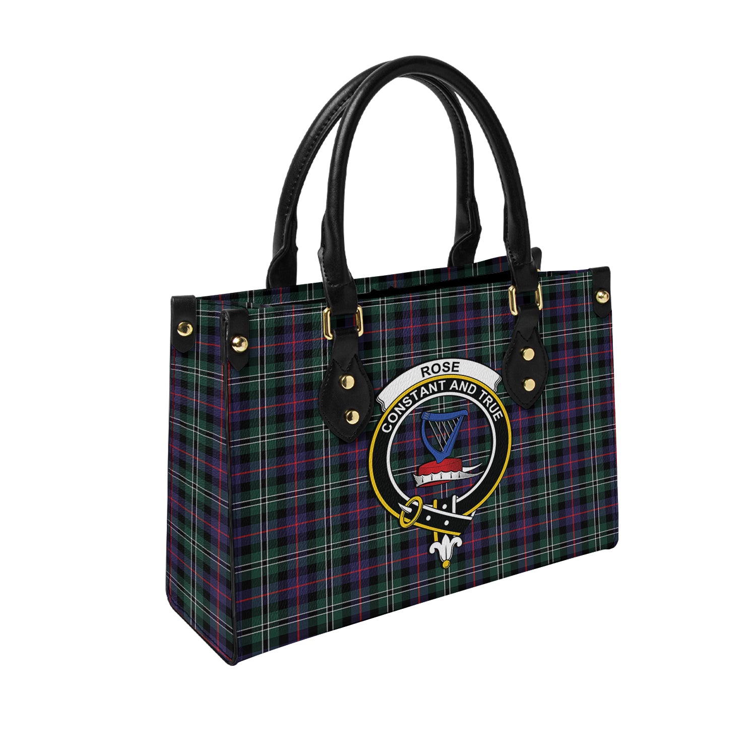 rose-hunting-modern-tartan-leather-bag-with-family-crest