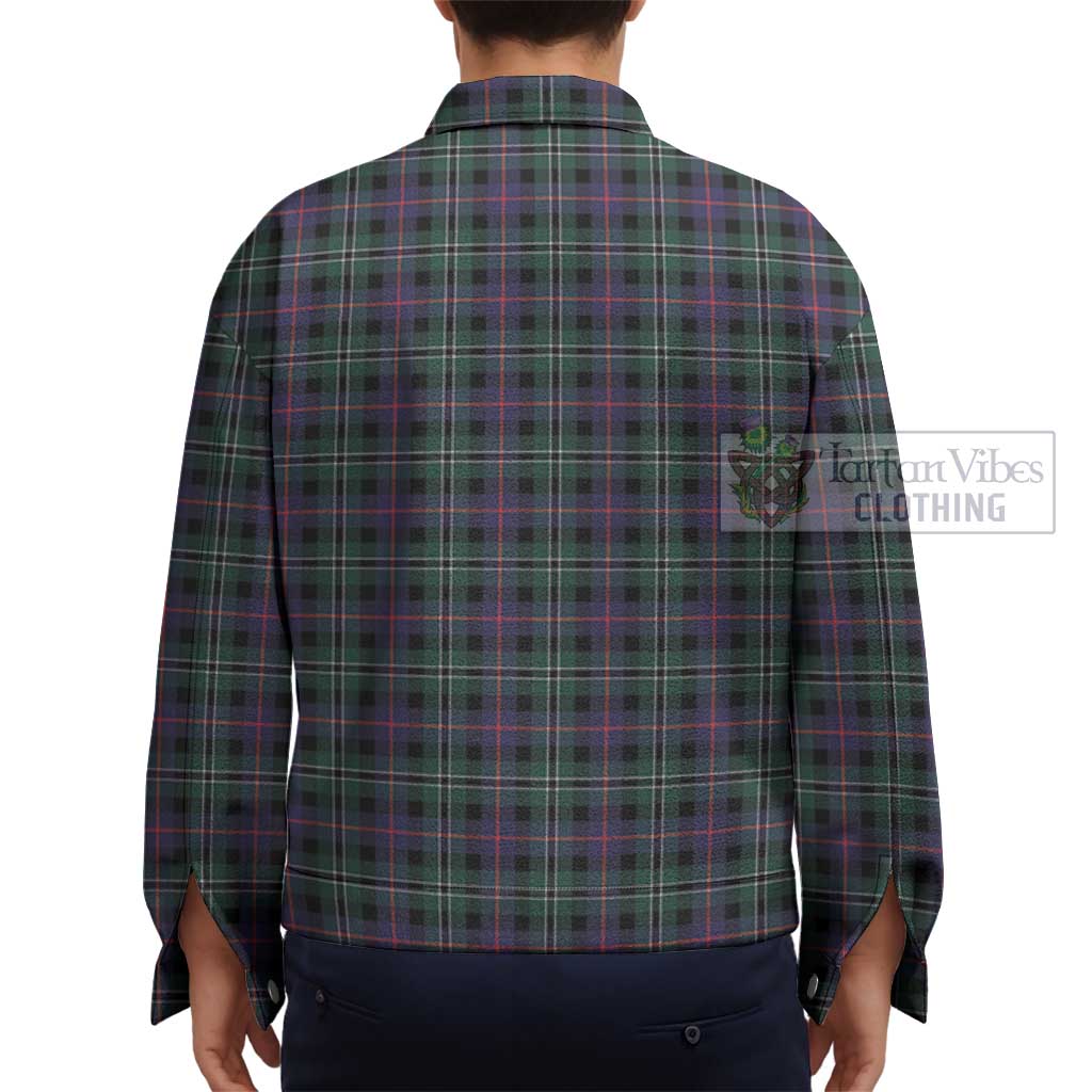 Tartan Vibes Clothing Rose Hunting Modern Tartan Unisex Lapel Cotton Jacket