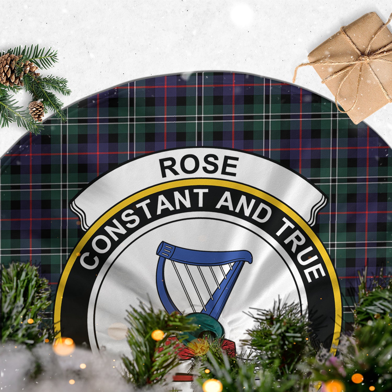 rose-hunting-modern-tartan-christmas-tree-skirt-with-family-crest