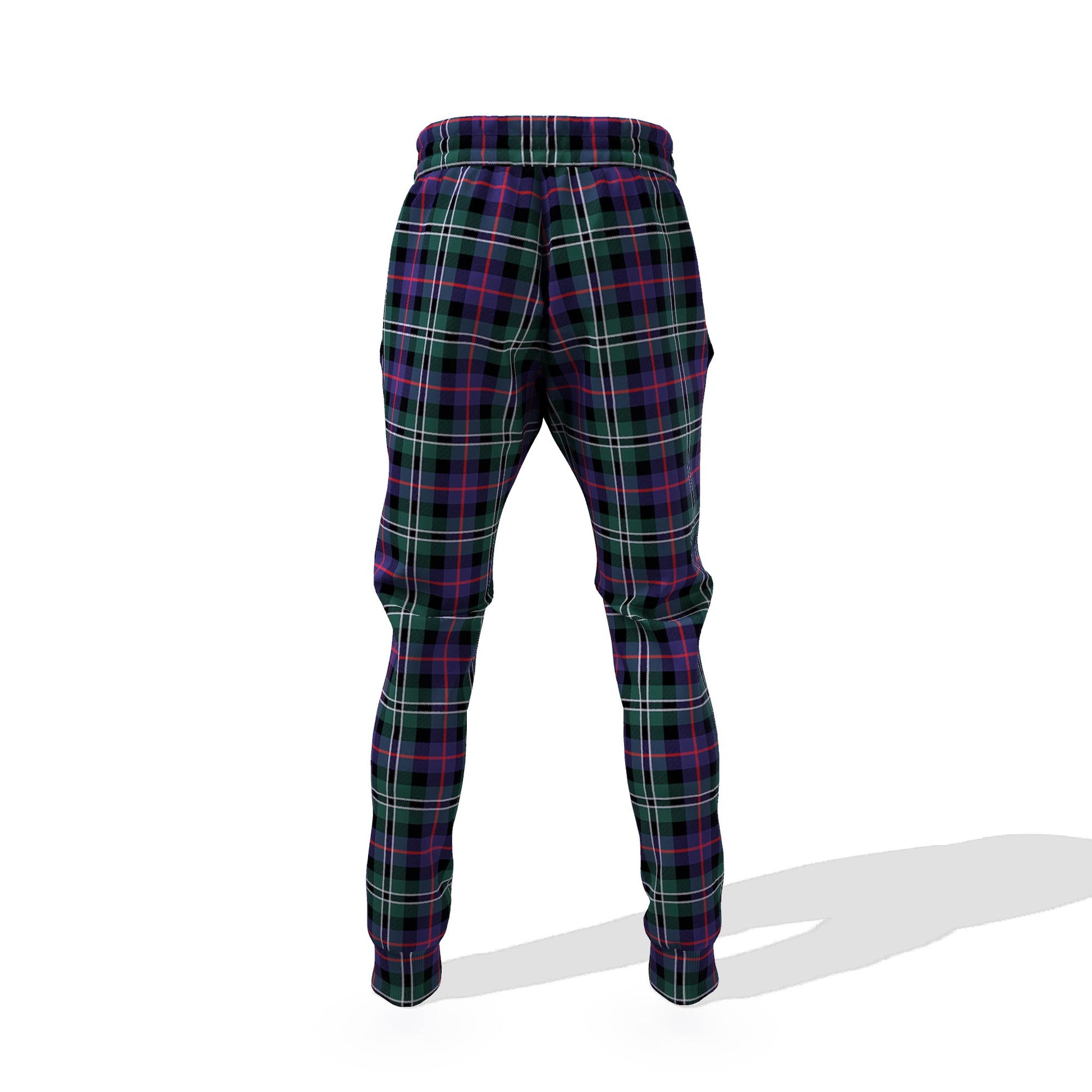 Rose Hunting Modern Tartan Joggers Pants with Family Crest - Tartanvibesclothing Shop