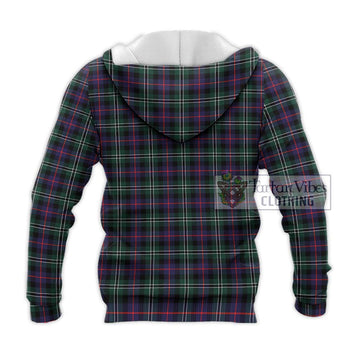 Rose Hunting Modern Tartan Knitted Hoodie with Family Crest DNA In Me Style