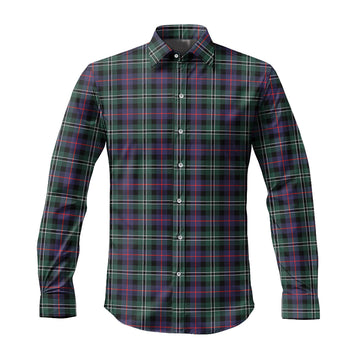 Rose Hunting Modern Tartan Long Sleeve Button Up Shirt