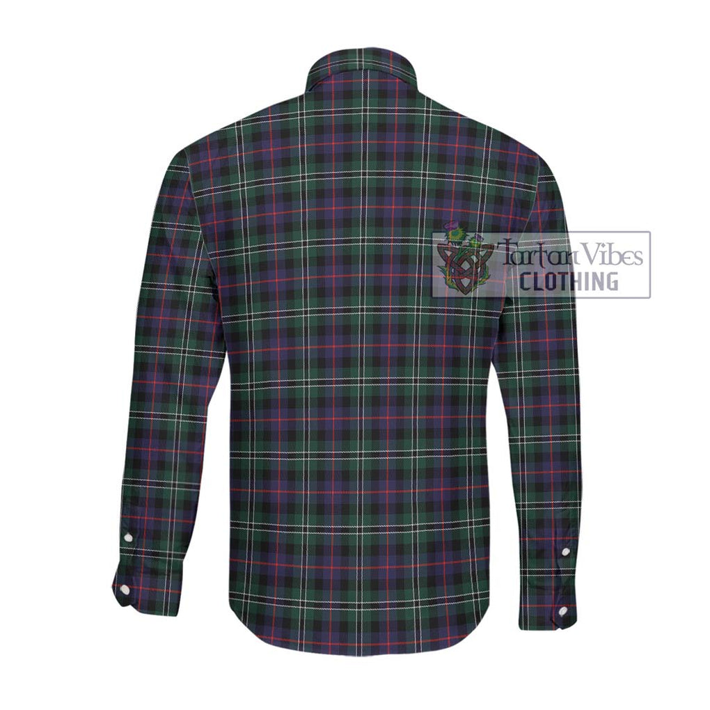 Rose Hunting Modern Tartan Long Sleeve Button Shirt with Family Crest DNA In Me Style - Tartanvibesclothing Shop