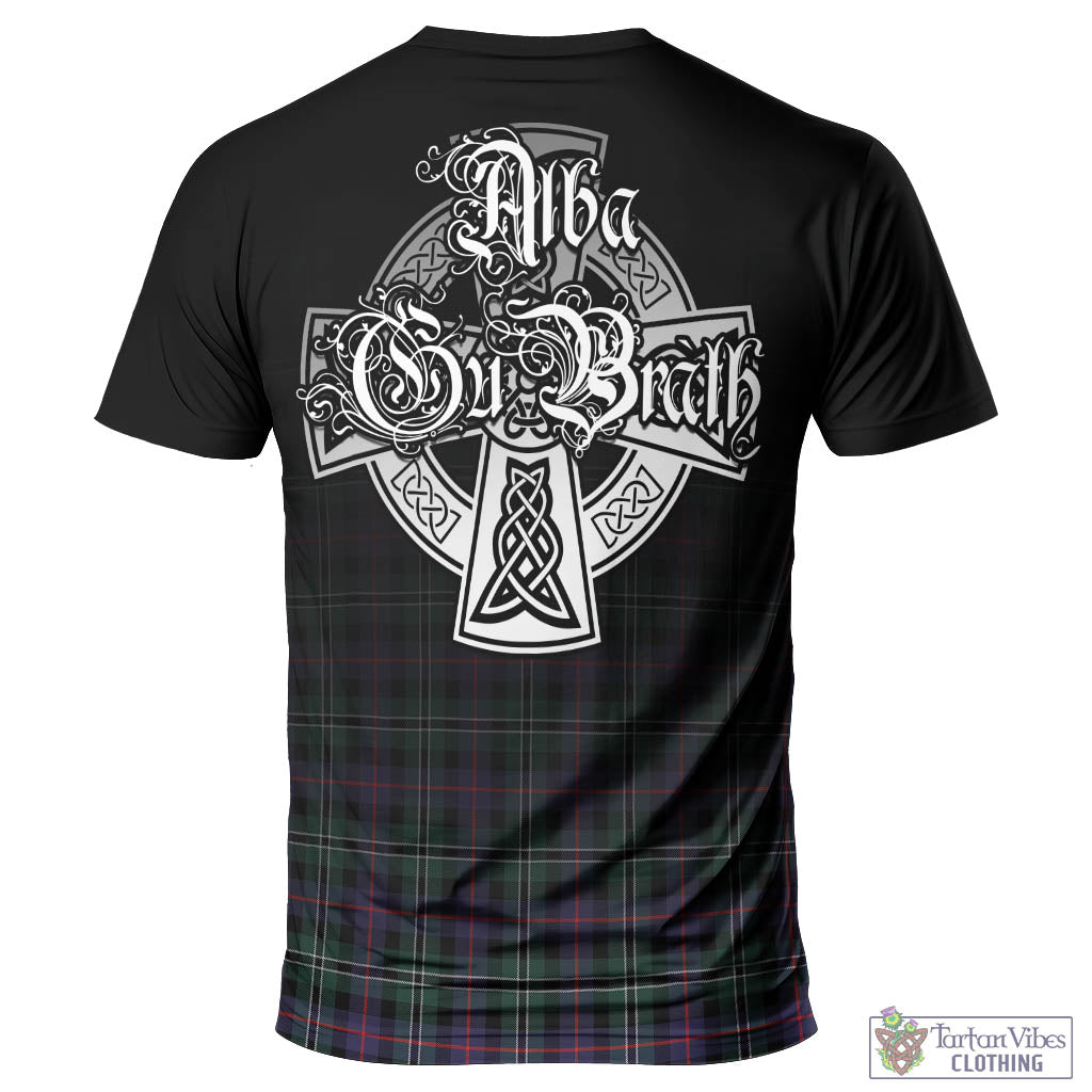 Tartan Vibes Clothing Rose Hunting Modern Tartan T-Shirt Featuring Alba Gu Brath Family Crest Celtic Inspired